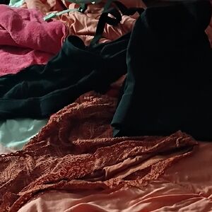 Black & Orange Bra Set (3)